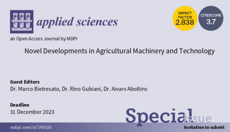 Novel Developments in Agricultural Machinery and Technology IITF LBTU