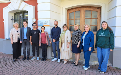 colleagues from Turkey and Bulgaria are visiting the faculty as part of the Erasmus+ KA1 mobility program iitf lbtu